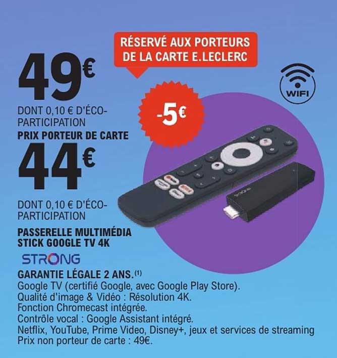 RÉSERVÉ AUX PORTEURS DE LA CARTE E.LECLERC