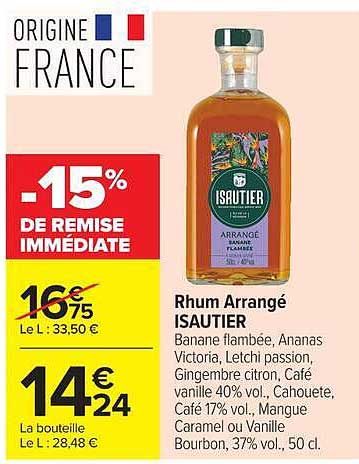 Rhum Arrangé ISAUTIER