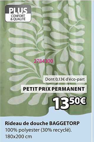 Rideau de douche BAGGETORP