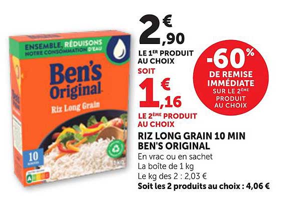 RIZ LONG GRAIN 10 MIN BEN'S ORIGINAL