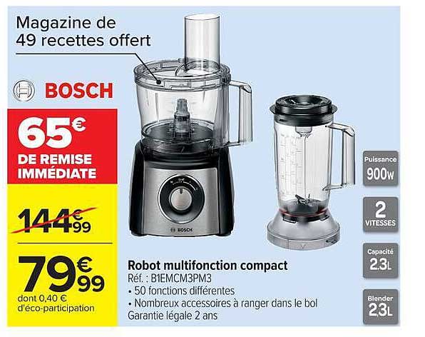 Robot multifonction compact