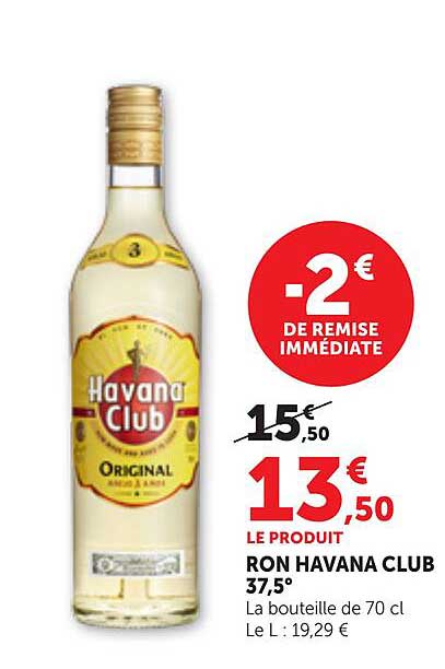 RON HAVANA CLUB 37,5°