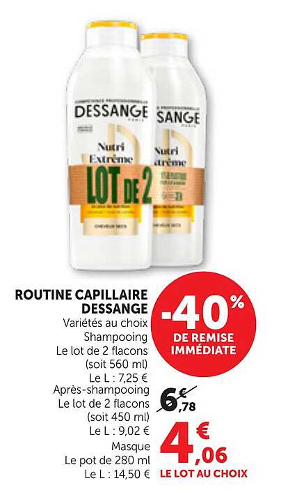 ROUTINE CAPILLAIRE DESSANGE