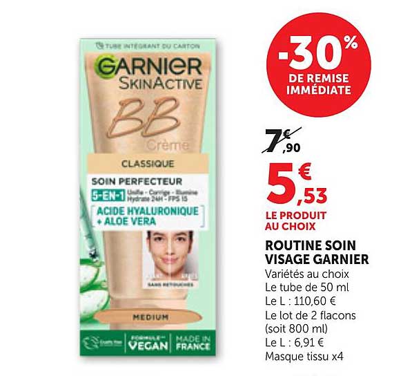 ROUTINE SOIN VISAGE GARNIER