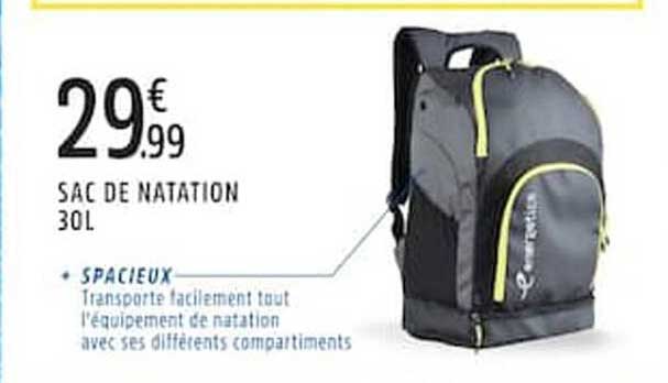 SAC DE NATATION 30L