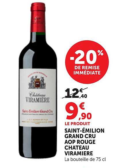 SAINT-ÉMILION GRAND CRU AOP ROUGE CHATEAU VIRAMIERE