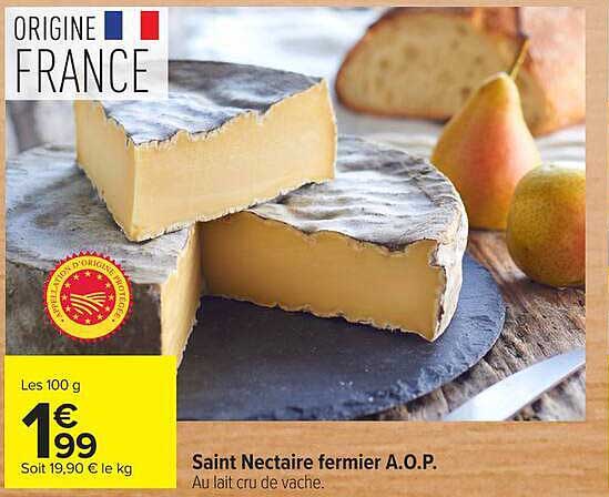 Saint Nectaire fermier A.O.P.
