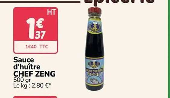 Sauce d'huitre CHEF ZENG