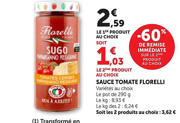 SAUCE TOMATE FLORELLI