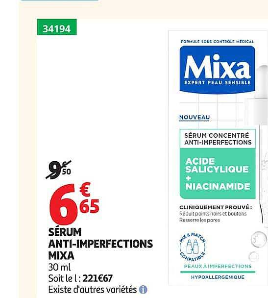 SÉRUM ANTI-IMPERFECTIONS MIXA