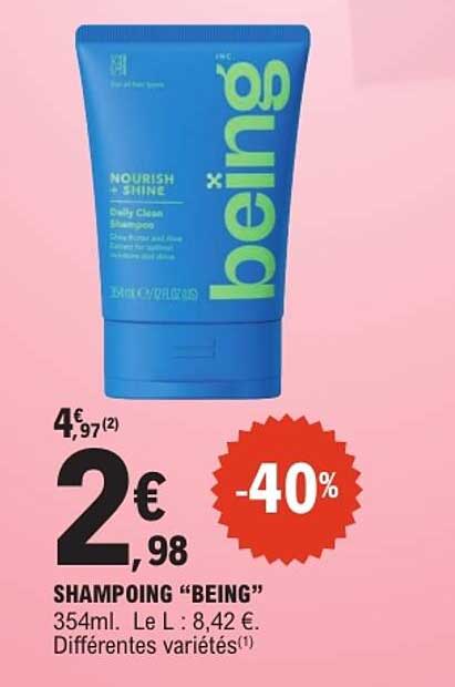 SHAMPOING “BEING”
