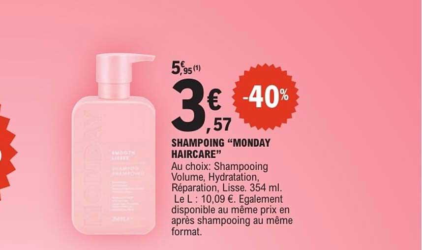 SHAMPOING “MONDAY HAIRCARE”