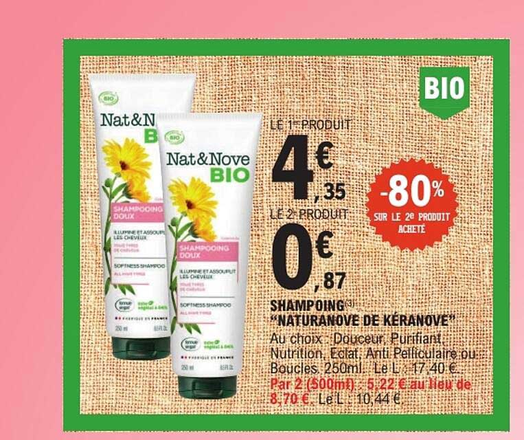 SHAMPOING "NATURANOVE DE KERANOVE"