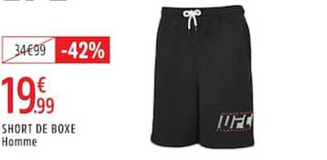 SHORT DE BOXE Homme