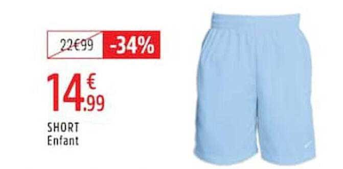 SHORT Enfant