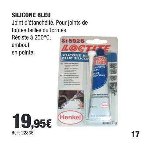 SILICONE BLEU