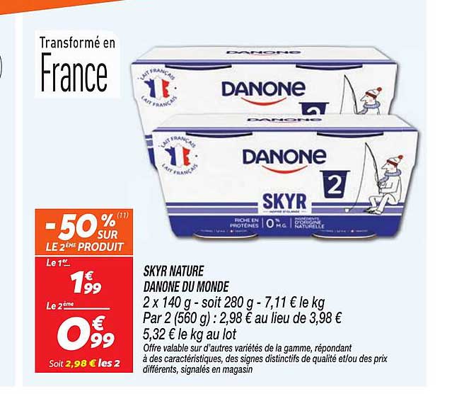 SKYR NATURE DANONE DU MONDE