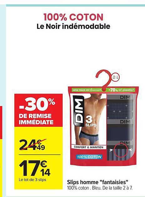 Slips homme "fantaisies"