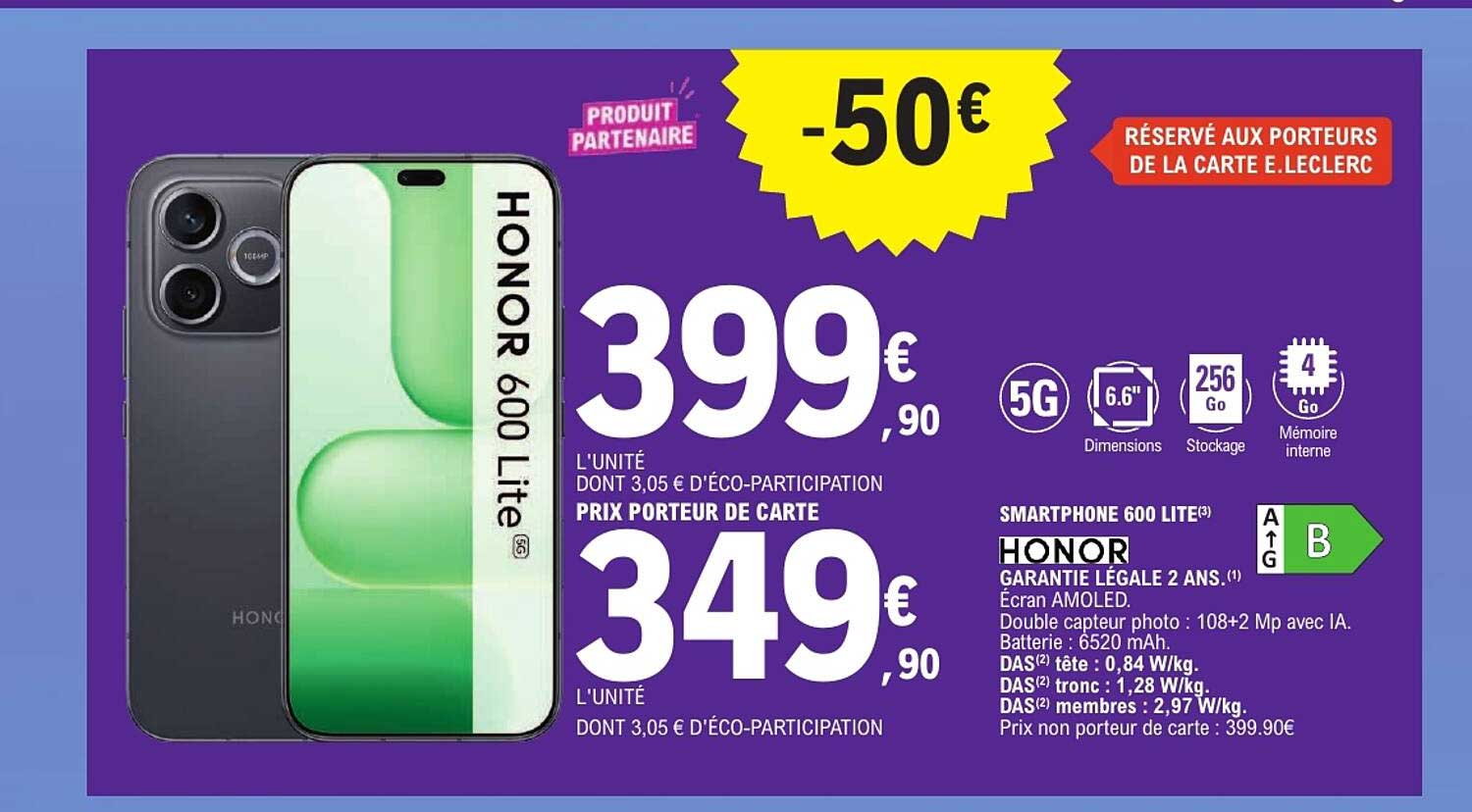 SMARTPHONE 600 LITE HONOR