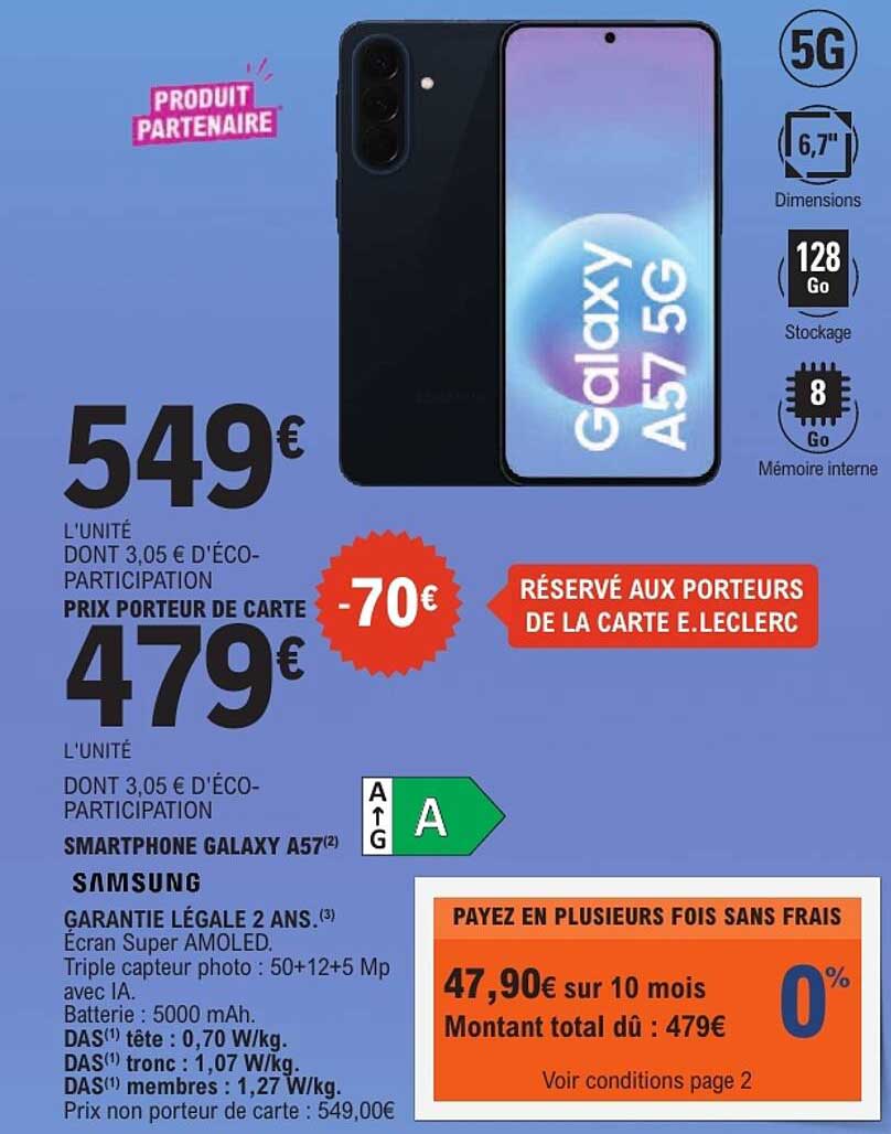 SMARTPHONE GALAXY A57 5G SAMSUNG