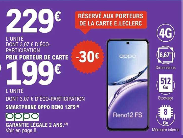 SMARTPHONE OPPO RENO 12FS