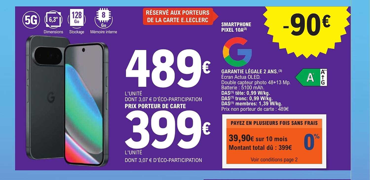 SMARTPHONE PIXEL 10A