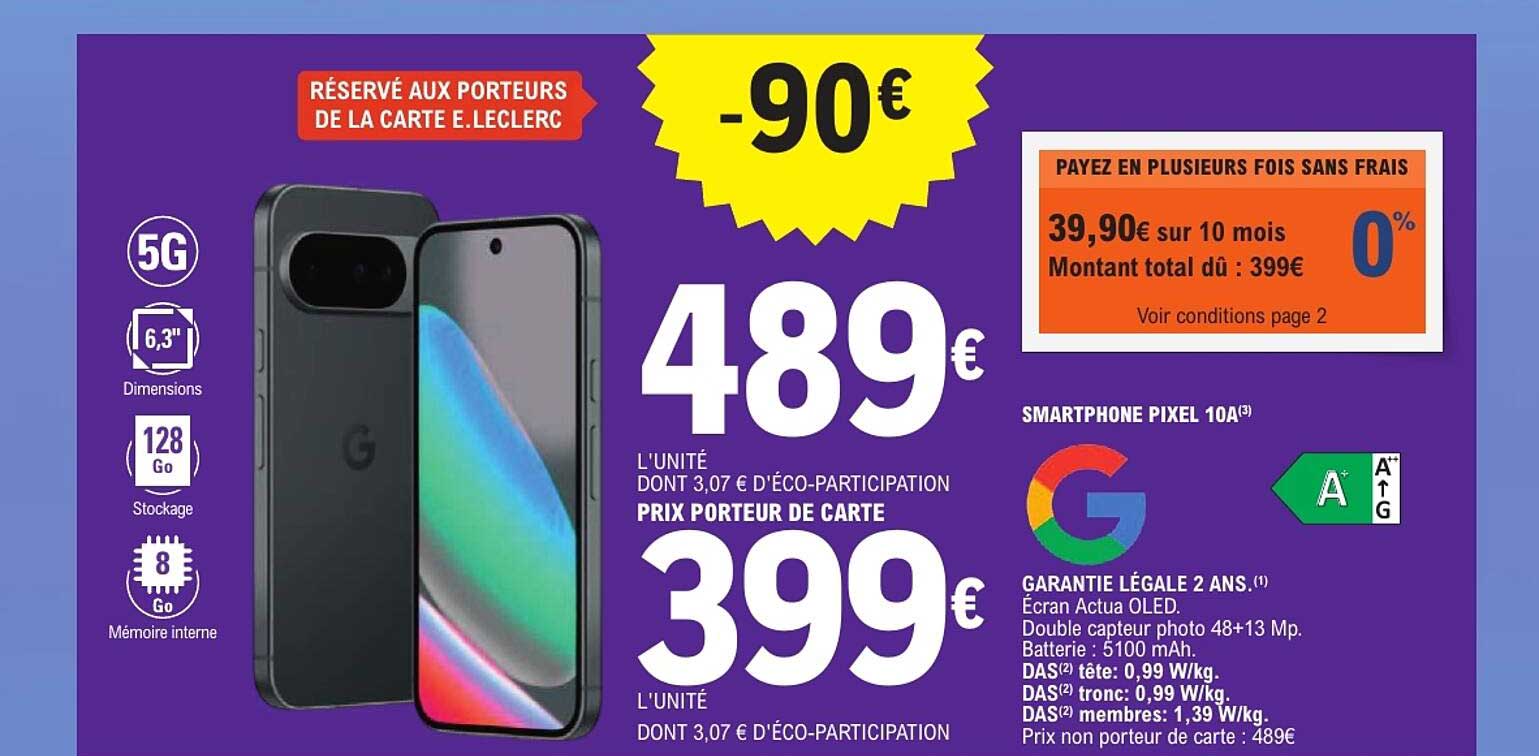 SMARTPHONE PIXEL 10A