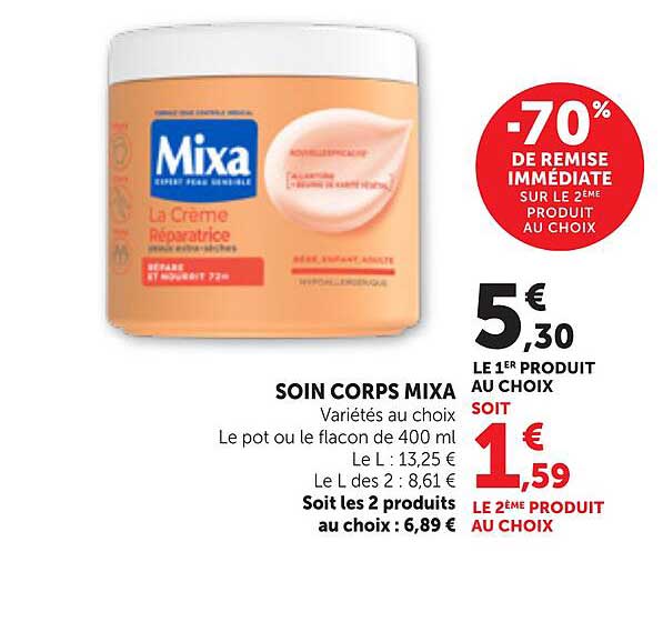 SOIN CORPS MIXA