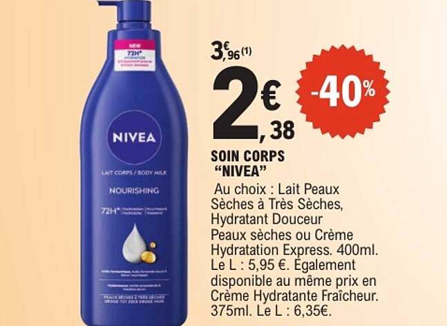 SOIN CORPS “NIVEA”