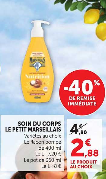 SOIN DU CORPS LE PETIT MARSEILLAIS
