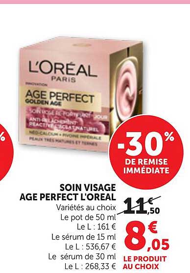 SOIN VISAGE AGE PERFECT L’OREAL