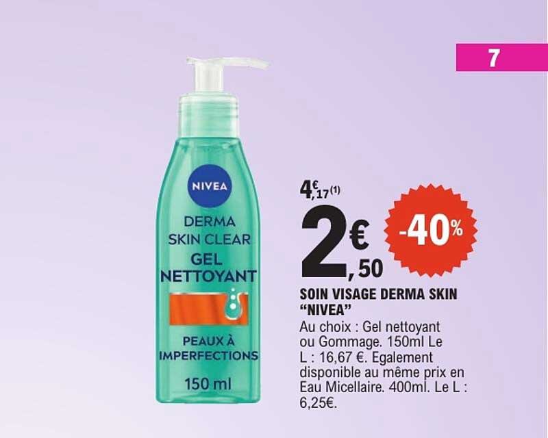 SOIN VISAGE DERMA SKIN “NIVEA”