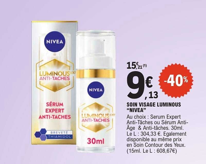 SOIN VISAGE LUMINOUS “NIVEA”