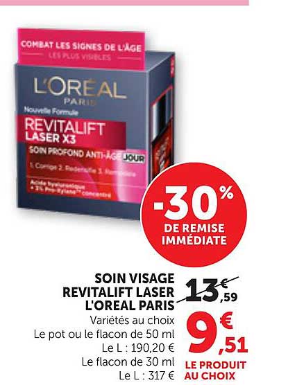 SOIN VISAGE REVITALIFT LASER L'OREAL PARIS