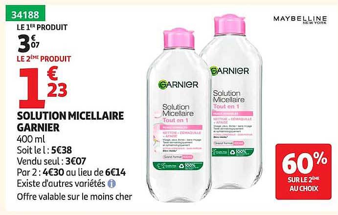 SOLUTION MICELLAIRE GARNIER