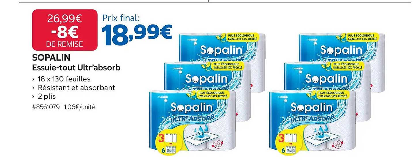 SOPALIN Essuie-tout Ultr’absorbr