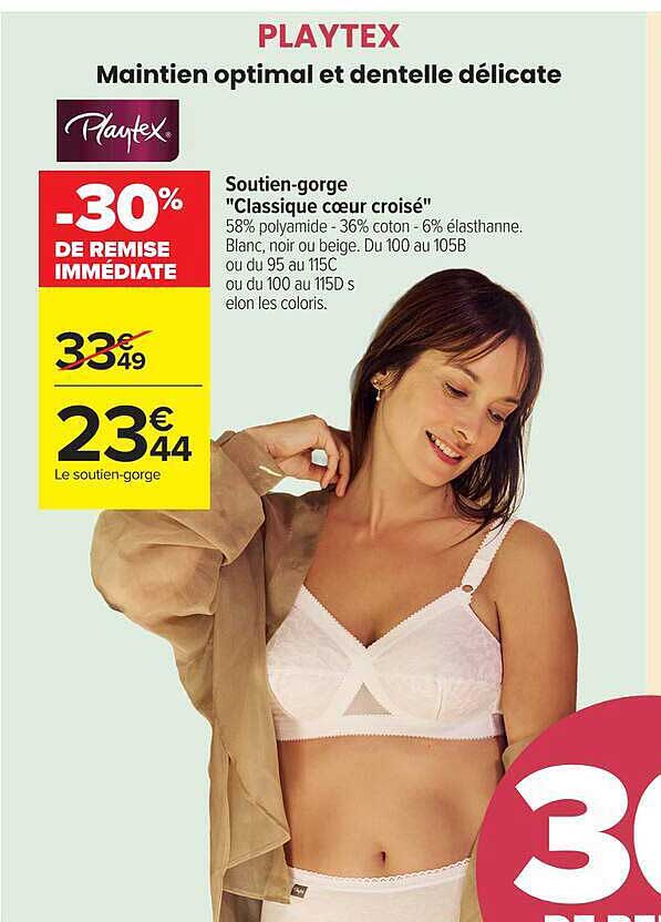 Soutien-gorge "Classique coeur croisé"