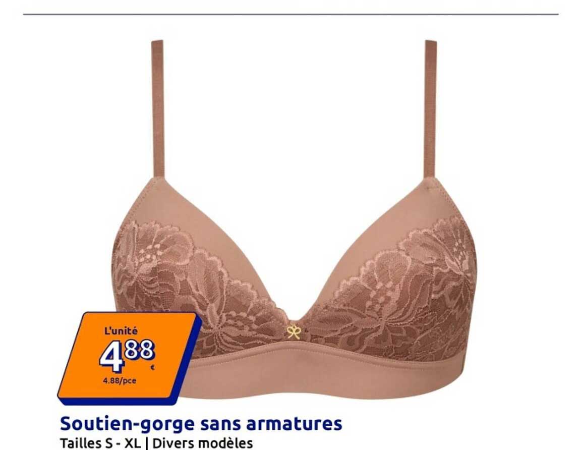 Soutien-gorge sans armatures