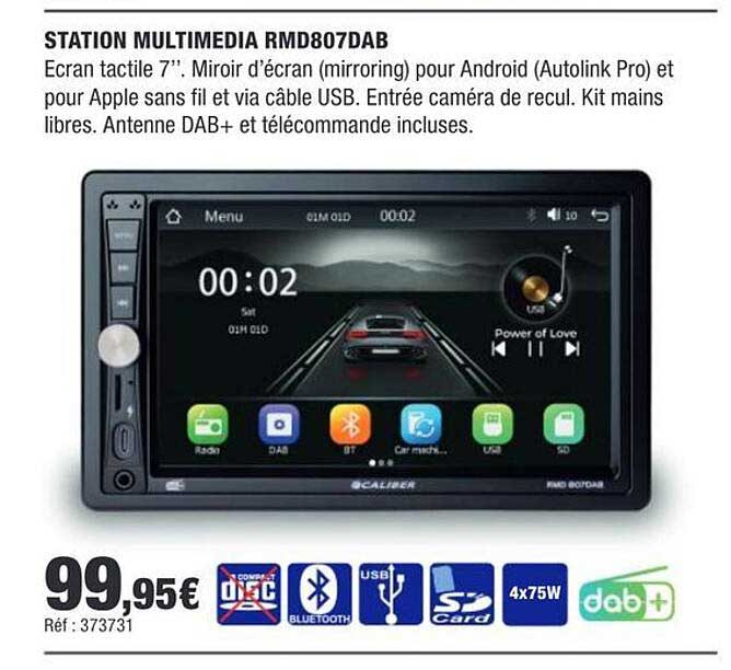 STATION MULTIMEDIA RMD807DAB