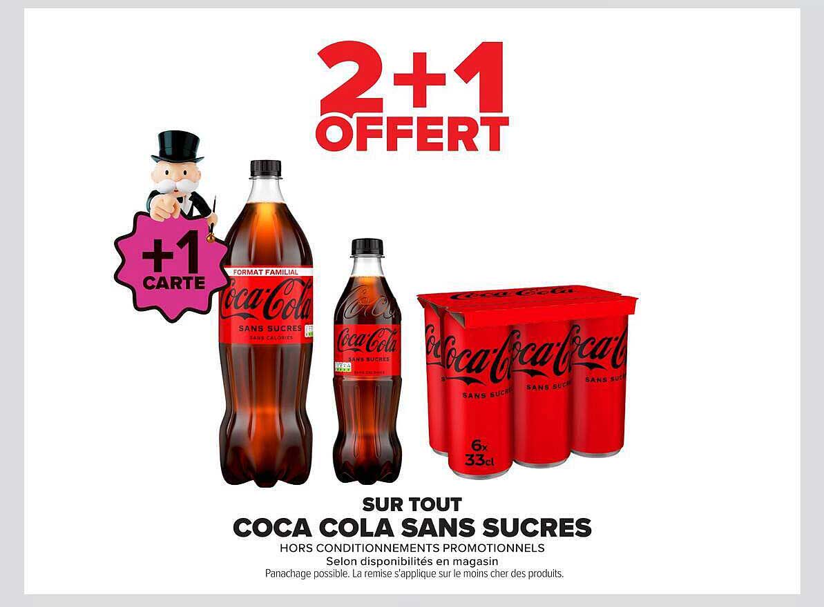 SUR TOUT COCA COLA SANS SUCRES