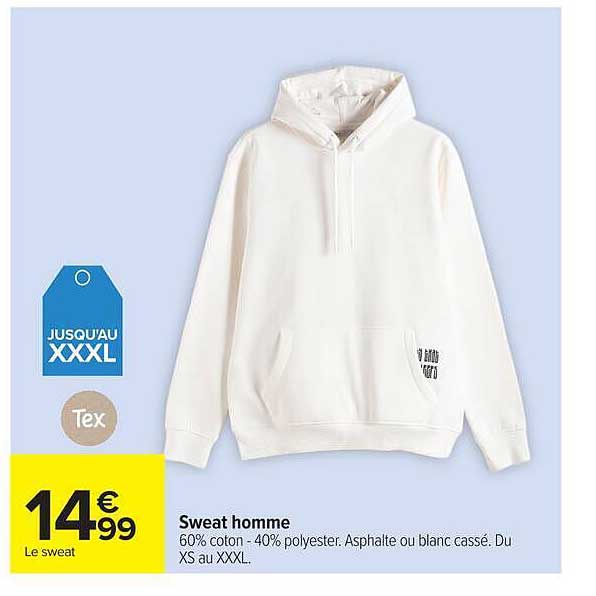 Sweat homme