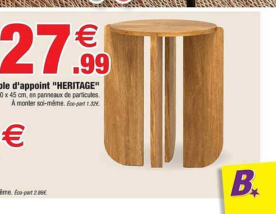 Table d'appoint "HERITAGE"
