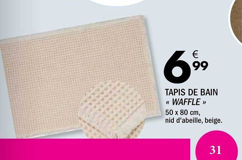 TAPIS DE BAIN « WAFFLE »
