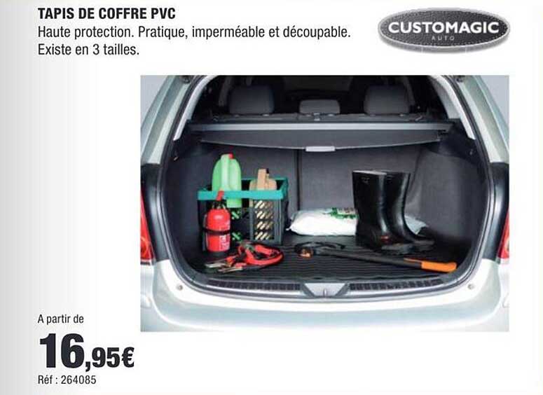 TAPIS DE COFFRE PVC