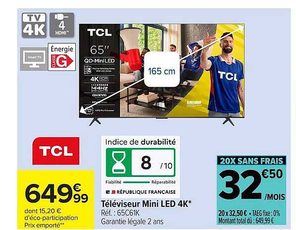 TCL 65" QD-Mini LED