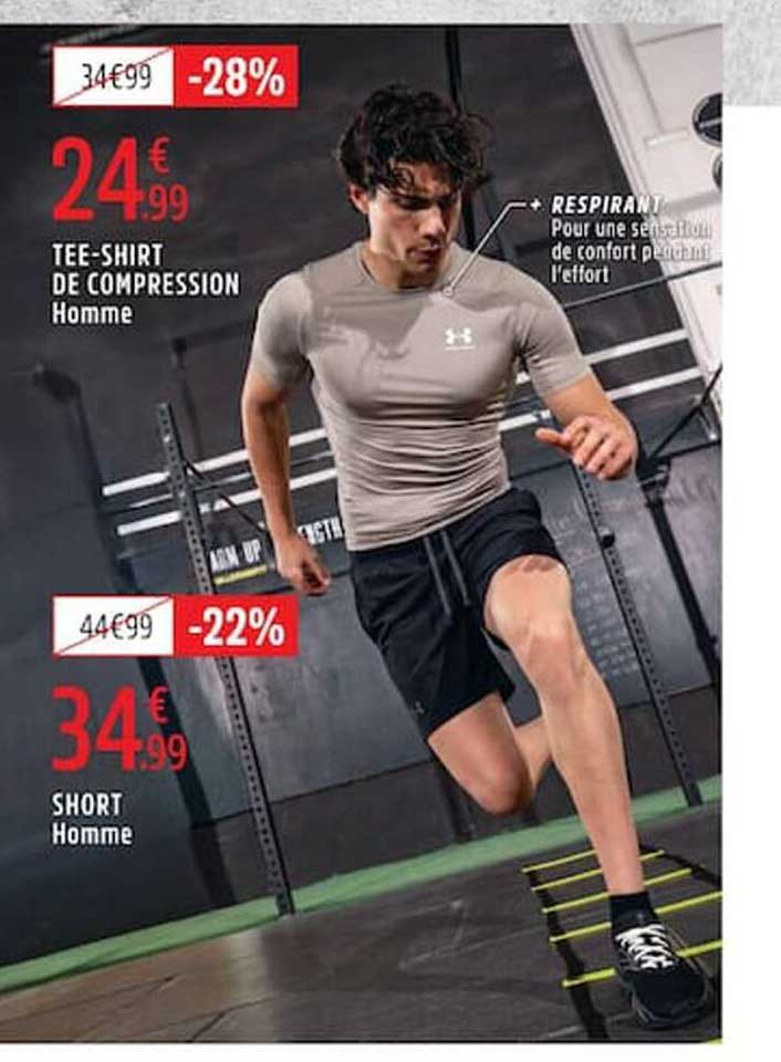 TEE-SHIRT DE COMPRESSION Homme