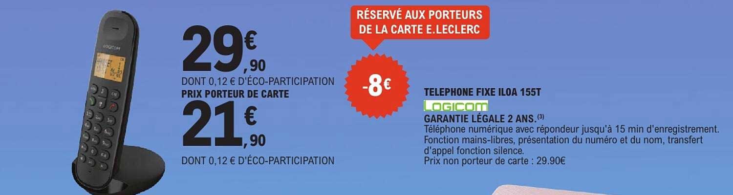 TELEPHONE FIXE ILOA 155T
