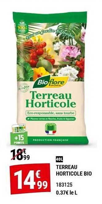 Terreau Horticole Bio