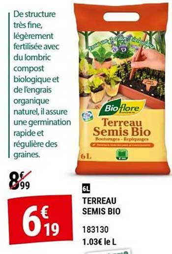 Terreau Semis Bio