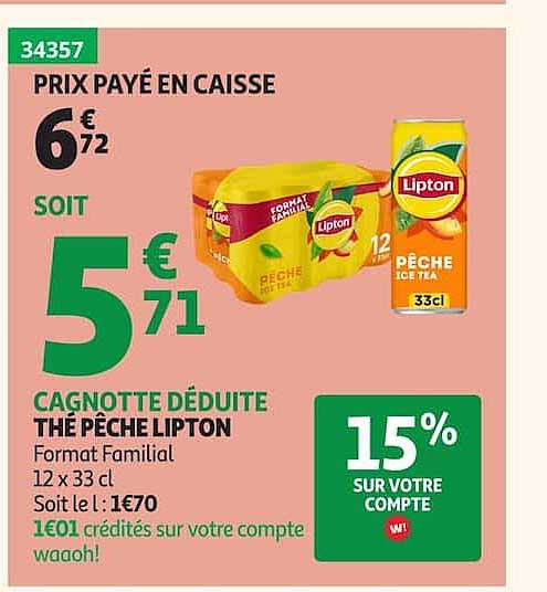 THÉ PÊCHE LIPTON